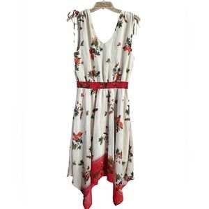 Ophelia Roe Women’s Handkerchief Hem Dress, XL